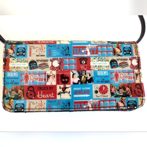 Relic High School College Dorms Crazy Love Small Shoulder Bag - Picture 1 of 10